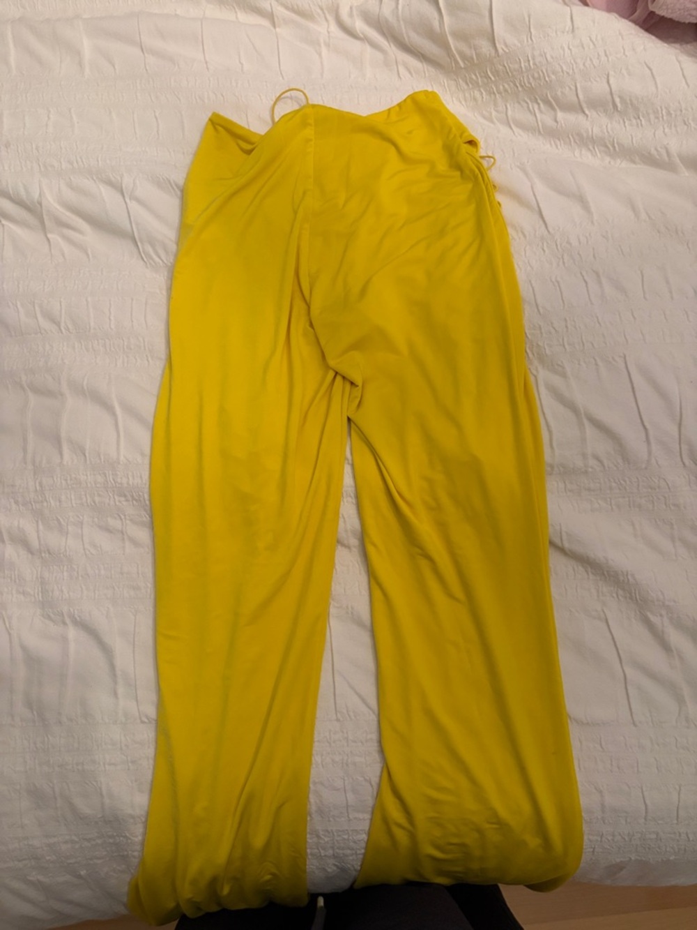 I.AM.GIA Bright Yellow Drawstring Pants - Picture 3 of 4